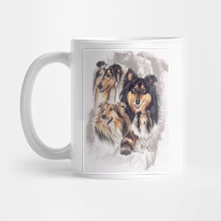 Rough Collie Medley Mug